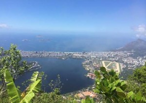 View from Corcovado, Rio de Janeiro, Brazil